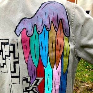 Handmade 1/1 “taka” (hawk) jacket